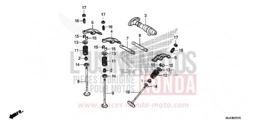 CAMSHAFT VALVE (REAR) VT750C2SD de 2013
